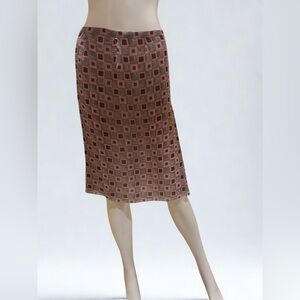 Vintage Missoni Orange Label 100% Silk Skirt | Made in Italy | Size 40 (US 4–6)
